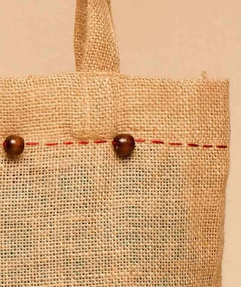 Earthy Tone Jute Bag