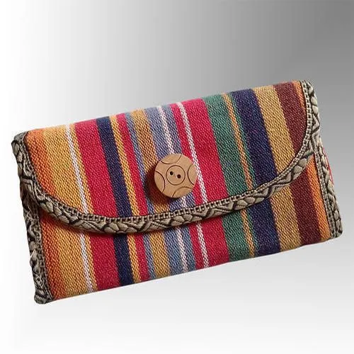Jute Clutch Purse