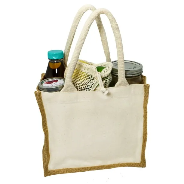 Natural Canvas Grocery Tote